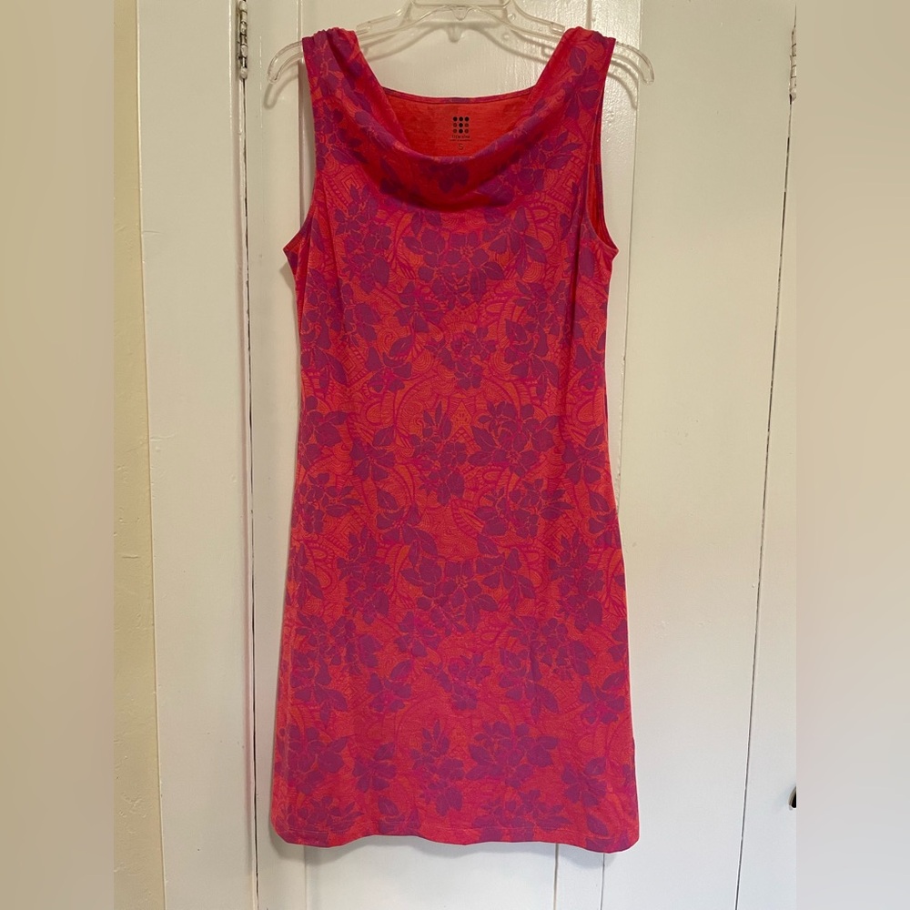 Title Nine Floral Pink Sleeveless Dress size small
